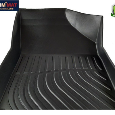 Thảm lót sàn xe ô tô Suzuki XL7/ Suzuki Ertigar (3 hàng ghế) Nhãn hiệu Macsim chất liệu nhựa TPE cao cấp màu đen