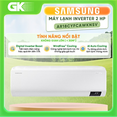 AR18CYFCAWKNSV - Máy lạnh Samsung Wind-Free Inverter 2 HP - Hàng Chính Hãng