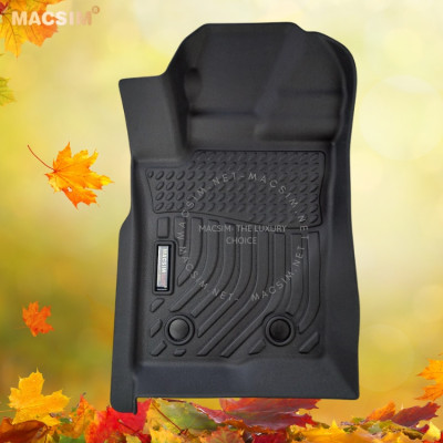 Thảm lót sàn xe ô tô Ford Raptor 2022 + Nhãn hiệu Macsim chất liệu nhựa TPE cao cấp màu đen