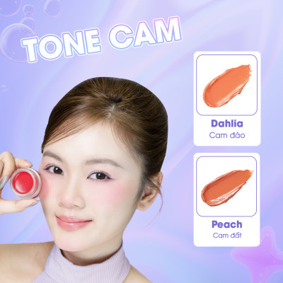 Má Hồng Dạng Kem myKella Trang Điểm Má - Môi - Mắt 3in1