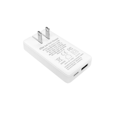 Củ sạc nhanh siêu mỏng Volwatt GE-45GS-C-A-MF 45W GaN Fast Charger  - Hàng Chính Hãng Full box