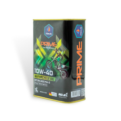 Nhớt Xe Máy PRIME Lon 1L Tổng Hợp Toàn Phần-10W40-SN-MA2 Cho Exciter/Winner/Sonic Nhập Khẩu Chính Hãng