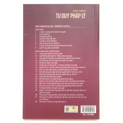 Sách - Giáo Trình Tư Duy Pháp Lý (Tái bản lần thứ nhất)