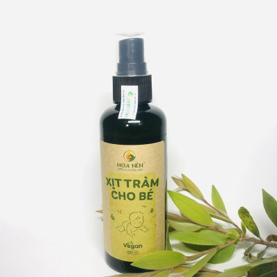Xịt tràm cho bé 100ml - Hoa Nén - Khử mùi, ngăn muỗi và côn trùng đốt,  gi.ảm h.ăm t.ã, r.ôm s.ảy, m.ẩn ng.ứa cho bé