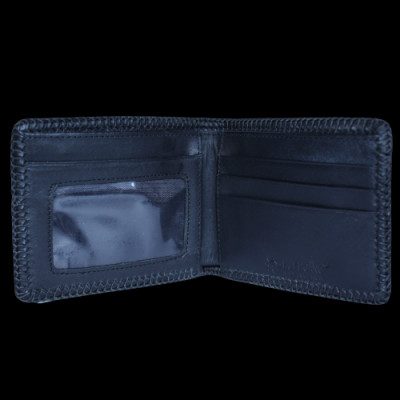  Ví nam da đà điểu màu đen HJ92426-39-51-55-59