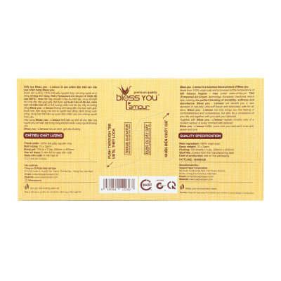 Combo 6 Khăn Hộp Bless You Lamour 120 Tờ