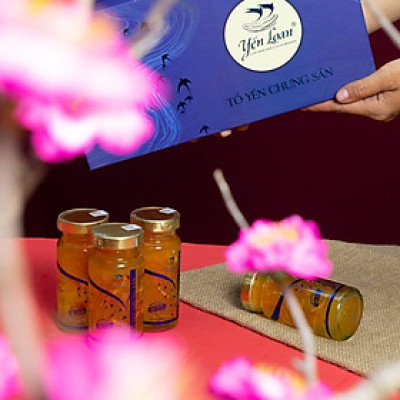 Yến Loan - Hộp 4 Hũ 12 Gram Yến Chưng Với Đông Trùng Hạ Thảo Không Chất Bảo Quản Tốt Cho Phái Mạnh