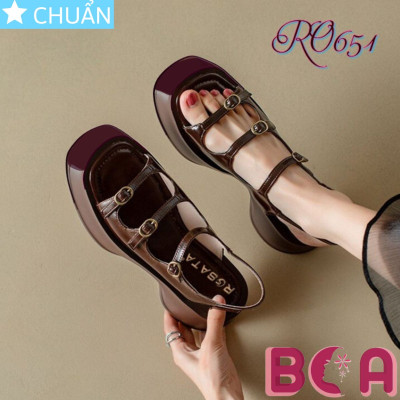 Sandal bánh mì nữ 4 phân RO651 ROSATA tại BCASHOP thiết kế trẻ trung, năng động và độc đáo thể hiện cá tính cô nàng