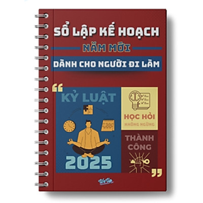 Sổ lập kế hoạch cho người đi làm năm 2025