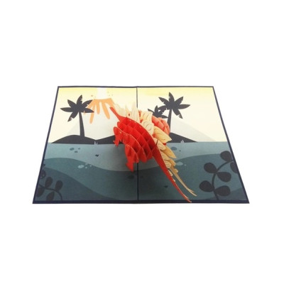 Thiệp 3D Khủng Long Stegosaurus – Thiệp Pop Up Độc Đáo, Sáng Tạo, Tặng Sinh Nhật, Trẻ Em, Bạn Bè  Mô tả sản phẩm  Khám phá thế giới tiền sử đầy bất ngờ với, A34