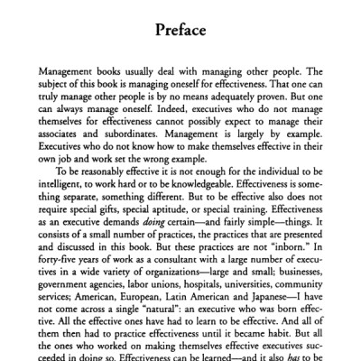 The Effective Executive: The Definitive Guide to Getting the Right Things Done (Harperbusiness Essentials)