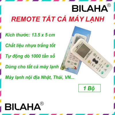 Remote máy lạnh, remote điều hòa điều khiển tất cả máy lạnh nội địa Nhật, Việt Nam các loại đa năng (Hàng Chính Hãng)