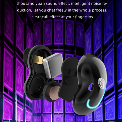 CINCATDY Tai Nghe Gaming True Wireless Earbuds Headphone Bluetooth V5.0 Phiên Bản Nâng Cấp Headset Dock Sạc có Led Báo Pin Kép S6 SE