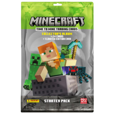 Bộ Thẻ Hình Khởi Đầu Minecraft 2 - Panini (Mẫu Sản Phẩm Bên Trong Là Ngẫu Nhiên)
