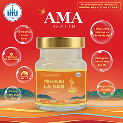 [35% YẾN TƯƠI] Yến Khánh Hoà La San Nano Nghệ Bảo Vệ Và Cải Thiện Hệ Tiêu Hoá