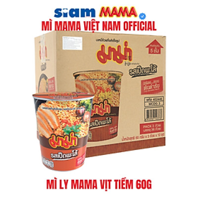 THÙNG 36 LY- MÌ LY MAMA HƯƠNG VỊT TIỀM 60G
