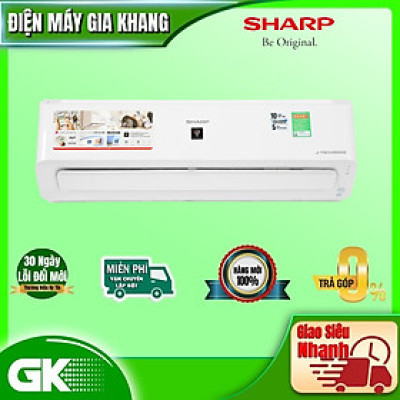 Máy Lạnh Sharp Inverter 1 HP AH-XP10YHW - Chỉ giao HCM