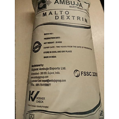 Đường Maltodextrin DE 15-20% AMBUJA 1kg (chiết lẻ từ bao 25kg)-Ấn Độ
