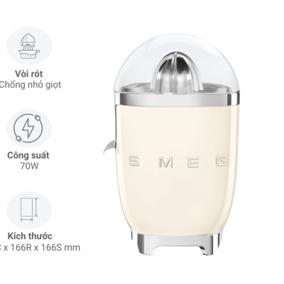 Máy vắt cam SMEG CJF11CREU hàng chính hãng