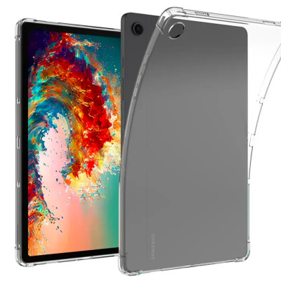 Ốp lưng trong suốt có gờ bảo vệ cho Samsung Galaxy Tab A9 , A9 Plus - hàng nhập khẩu