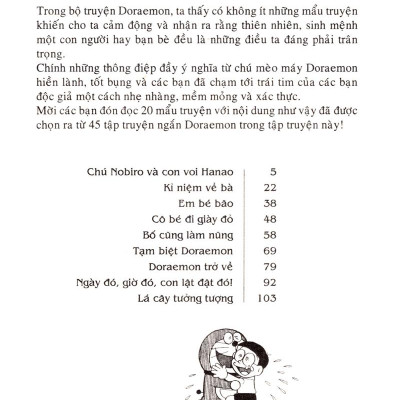Doraemon - Tuyển Tập Theo Chủ Đề Tập 5: Những Câu Chuyện Cảm Động (Tái Bản 2019)