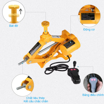 Bộ nâng kích gầm điện, máy siết ốc ô tô đa năng 2 trong 1 ROGTZ TY42S tải trọng 3 tấn - Hàng Nhập Khẩu