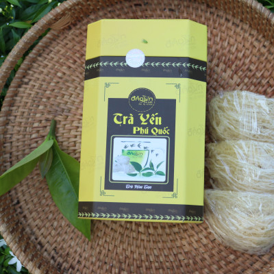 Trà yến phú quốc - hộp 18 gói - có công dụng thanh mát, giải nhiệt, tăng sức đề kháng
