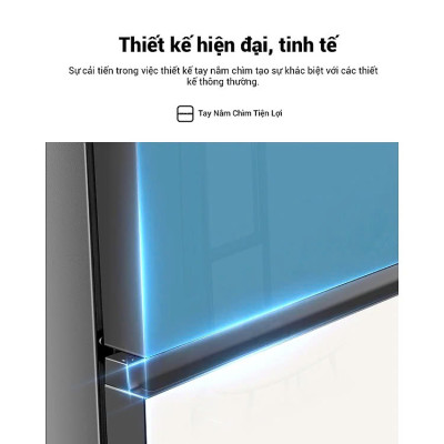 Tủ Lạnh Hisense Inverter Pro 424L RT549N4EW-MBU Tiết Kiệm Điện Năng, Diệt Khuẩn Khử Mùi, Bảo Hành 3 Năm - Hàng Chính Hãng