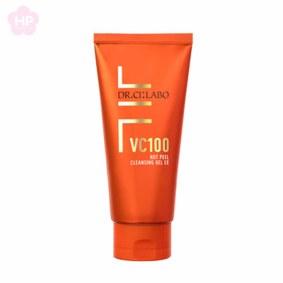 Gel Tẩy Trang Nóng Tẩy Sạch Lớp Trang Điểm Dưỡng Da Trắng Mịn Dr.Ci:Labo VC 100 Hot Peel Cleasing (Tuýp 150 G)