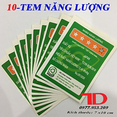 Combo 10 Tem Năng Lượng Nhiều Loại