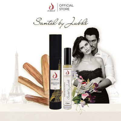Santal by Jubilé - Tinh dầu nước hoa Pháp Nam Dạng lăn 12ml Thơm Lâu, Sang Trọng, Đẳng Cấp
