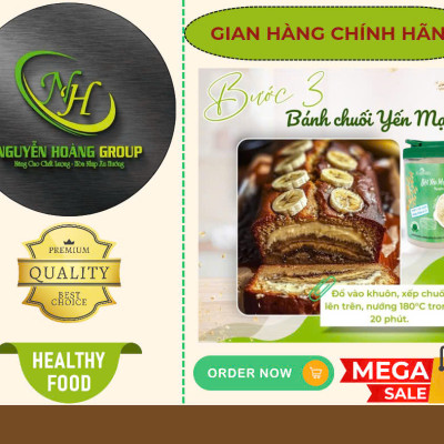 Bột yến mạch nguyên cám 500g Xuân An( Tặng Gói YM 180g)