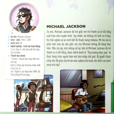 WHO? Chuyện Kể Về Danh Nhân Thế Giới: Michael Jackson (Tái Bản 2023)