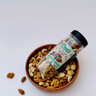 Hạt Dinh Dưỡng Tổng Hợp Mix 6 Loại Macca, Hạnh Nhân, Hạt Điều, Nhân Hạt Óc Chó, Hạt Bí, Nho Úc Pams