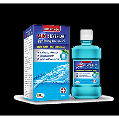 Nước súc miệng NanoSilver - DHT chai 350ml 