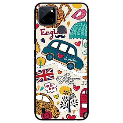 Ốp lưng dành cho Realme C21Y - C25Y mẫu Họa Tiết England