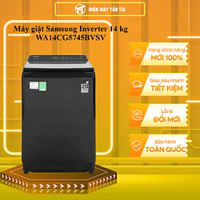 WA14CG5745BV/SV - Máy giặt Samsung Ecobubble 14kg WA14CG5745BV - Hàng chính hãng (chỉ giao HCM)