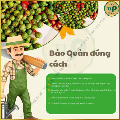 ĐẬU HÀ LAN TỎI ỚT TÂN LỘC PHÁT HŨ 250G