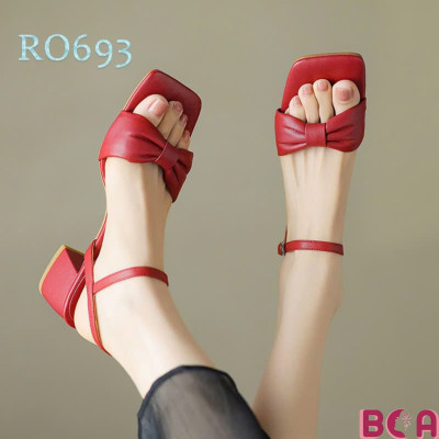 Giày Hở Mũi Đính Nơ Cao Gót 4 Phân RO693 ROSATA tại BCASHOP Duyên Dáng, Thanh Lịch Cho Nàng Công Sở