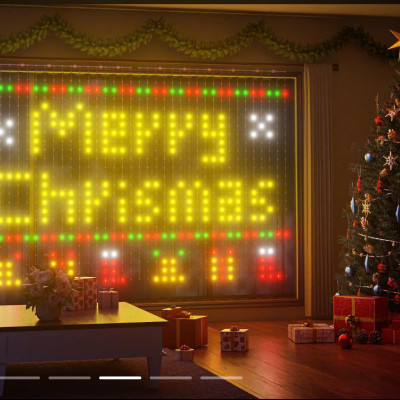 Đèn rèm trang trí Yeelight Curtain Light - 16 triệu màu, Đồng bộ nhạc, Nhiều hiệu ứng - Hàng chính hãng