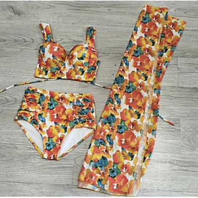 Set Bikini Đi Biển 3 Món Điệu Đà 
