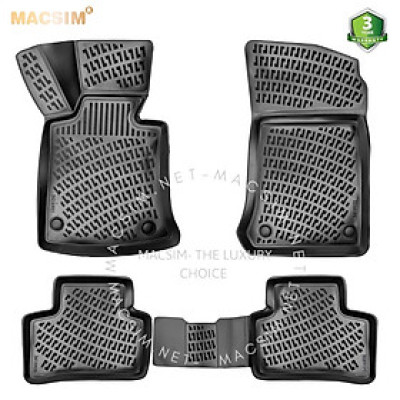 Thảm lót sàn ô tô nhựa TPU Silicon Mercedes GLK 2008- 2015 Nhãn hiệu Macsim