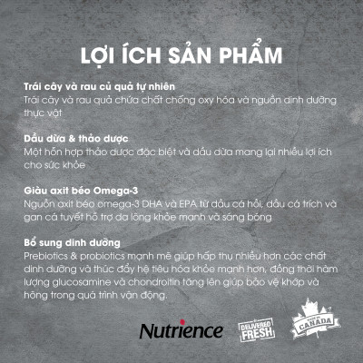 Thức Ăn Cho Chó Giống Nhỏ Nutrience Infusion Bao 2.27kg - Thịt Gà, Rau Củ & Trái Cây Tự Nhiên