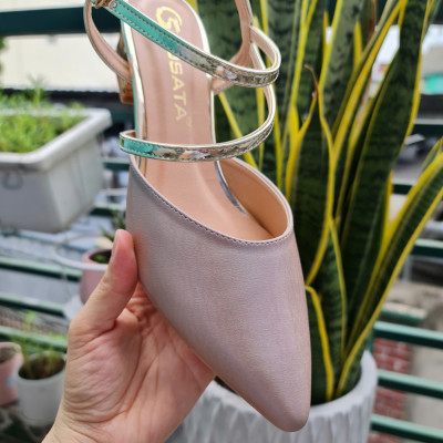 Giày bệt nữ quai sau ROSATA RO699 - 3p - Hồng - HÀNG VIỆT NAM - BKSTORE