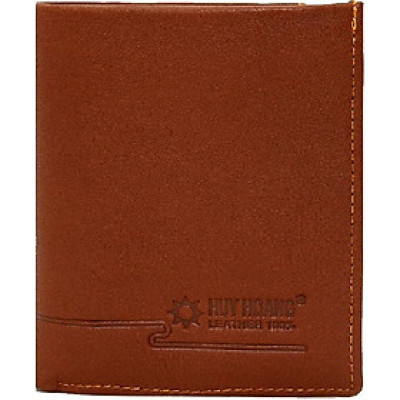 Ví nam Huy Hoàng da bò sọc ngang kiểu đứng nhiều màu HT2138-39-40