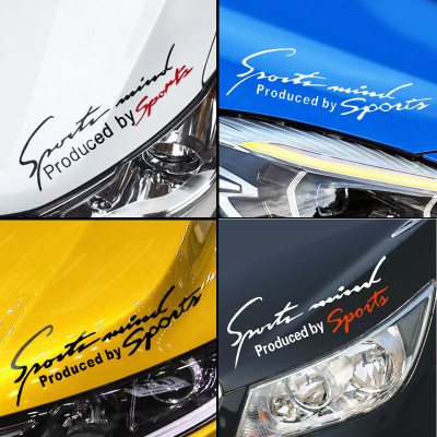 Tem Sport Mind dán nắp Capo ô tô (Nhiều Màu)