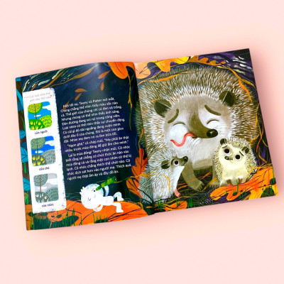 Sách cho bé - Tuli Tuli Kể Chuyện Nhà Ai Ở Đâu - Nhà Nhím Nơi Công Viên - Sách tranh cho bé