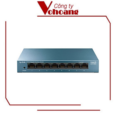 Switch Chia Mạng 8 Cổng Gigabit Tp-Link LS108G Vỏ Kim Loại Thế Hệ Mới - Hàng Chính Hãng