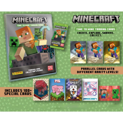 Bộ Thẻ Hình Khởi Đầu Minecraft 2 - Panini (Mẫu Sản Phẩm Bên Trong Là Ngẫu Nhiên)