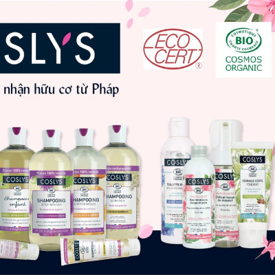 Nước tẩy trang mắt và mặt hữu cơ cho da khô da nhạy cảm 200ml - Coslys